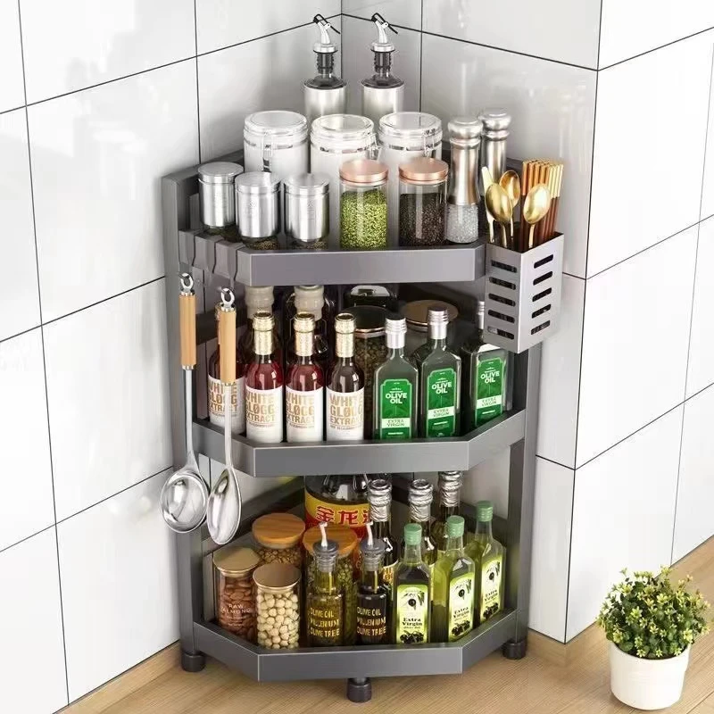 调料架厨房置物架厨房转角置物架筷子厨房用神器调味料调味品收纳