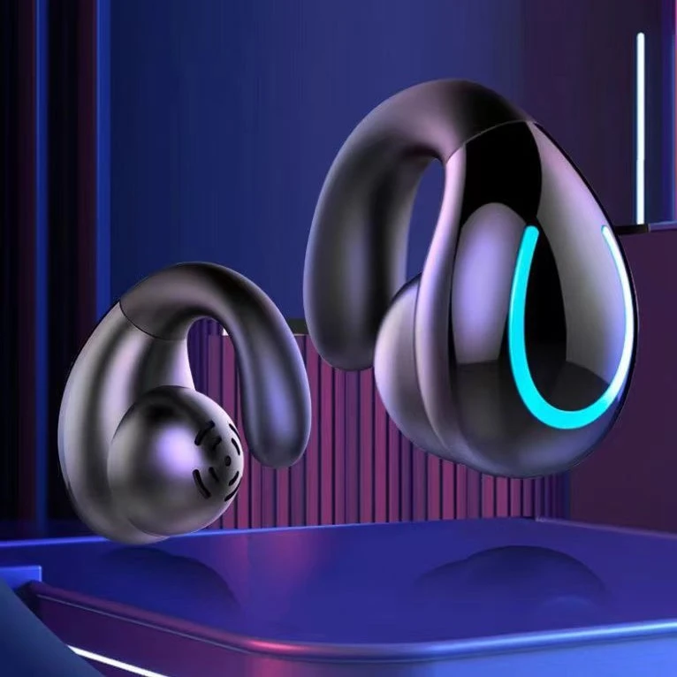 骨传导概念蓝牙耳机2023新款无线耳夹耳式运动挂耳不入耳男女士款