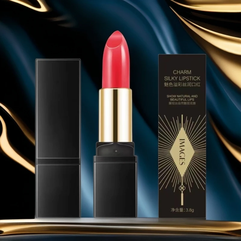 【全新】新时尚魅色溢彩丝润口红保湿护唇水润丝滑触感时尚魅丽唇妆