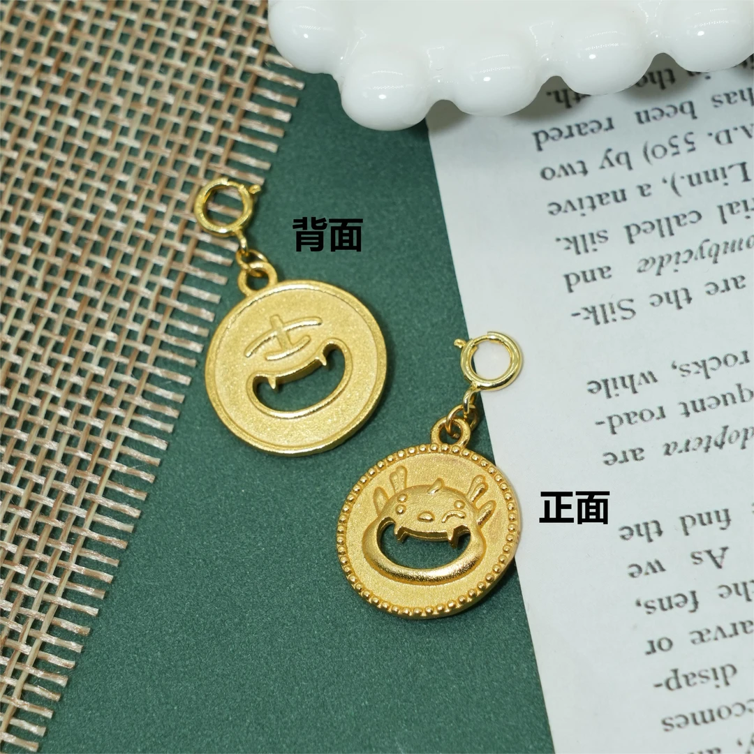 吊坠925银 【越越珠宝】 S925银笑不龙嘴吊坠25234（多样性发其一）