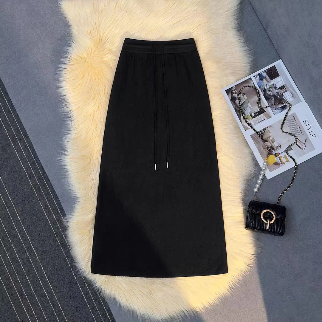 【锦衣服饰】6005小众开叉半身裙