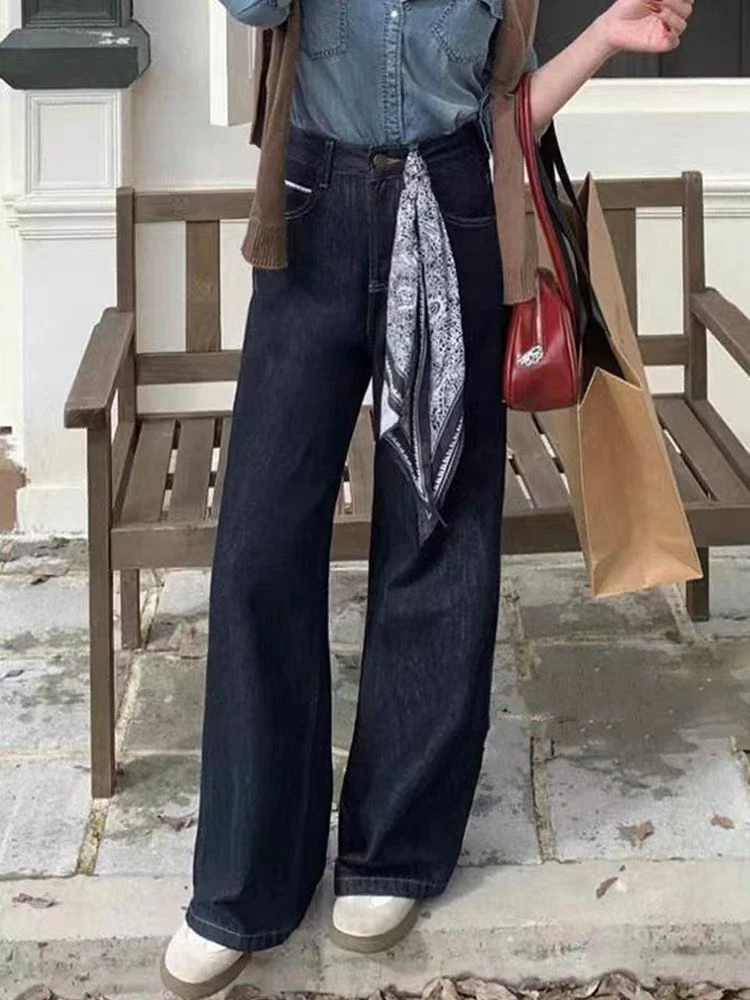 【锦衣服饰】3697百搭显瘦加绒窄版阔腿裤