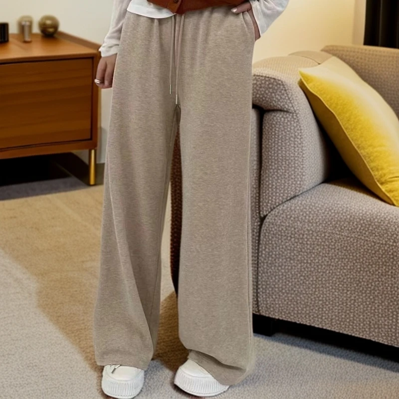 【锦衣服饰】定8851时尚阔腿糯米裤