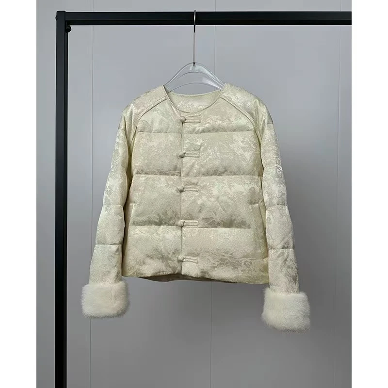 【锦衣服饰】4717（24717）人丝暗纹缎面醋酸提花外套