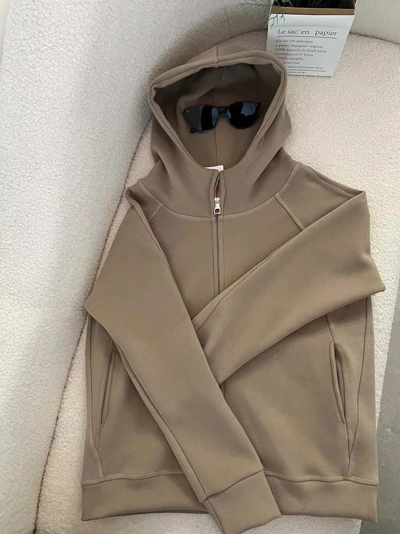 【锦衣2024新款】8008韩版时尚休闲潮流百搭连帽纯色外套