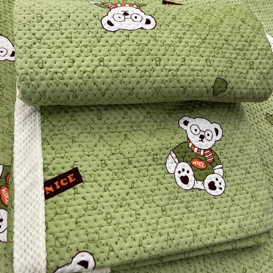 【大象】--床盖双人加大柔软夹棉机洗绗缝双面