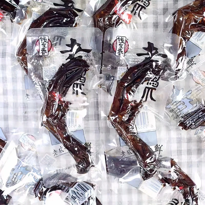 钱家香老卤鸭掌250g小包装土鸭掌卤味鸭爪办公室休闲零食小吃鸭脚