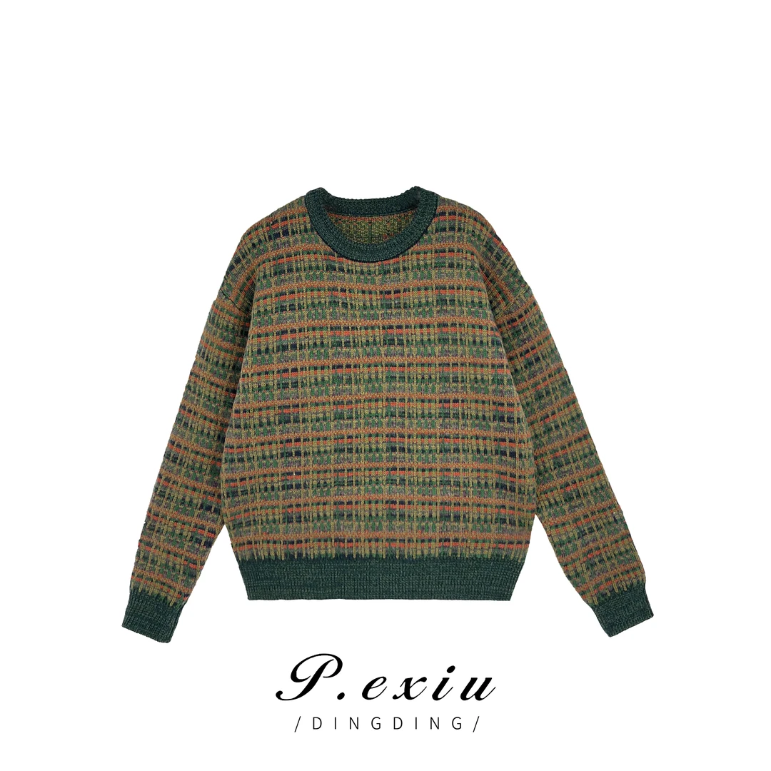 PanYiXiu/潘依绣【含-兔-绒】宽松百搭圆领加厚保暖针织毛衣 ZZ0310