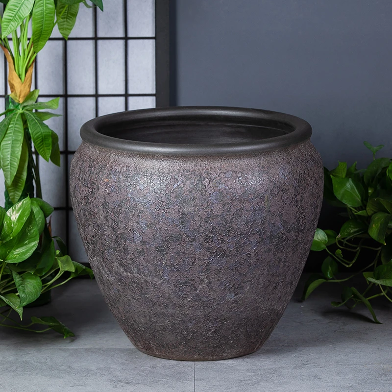 景德镇陶瓷摆件鱼缸流水器喷泉家用鱼缸大号客厅庭院鱼缸