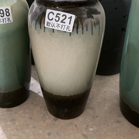 摆件521高30微瑕陶瓷花瓶………………
