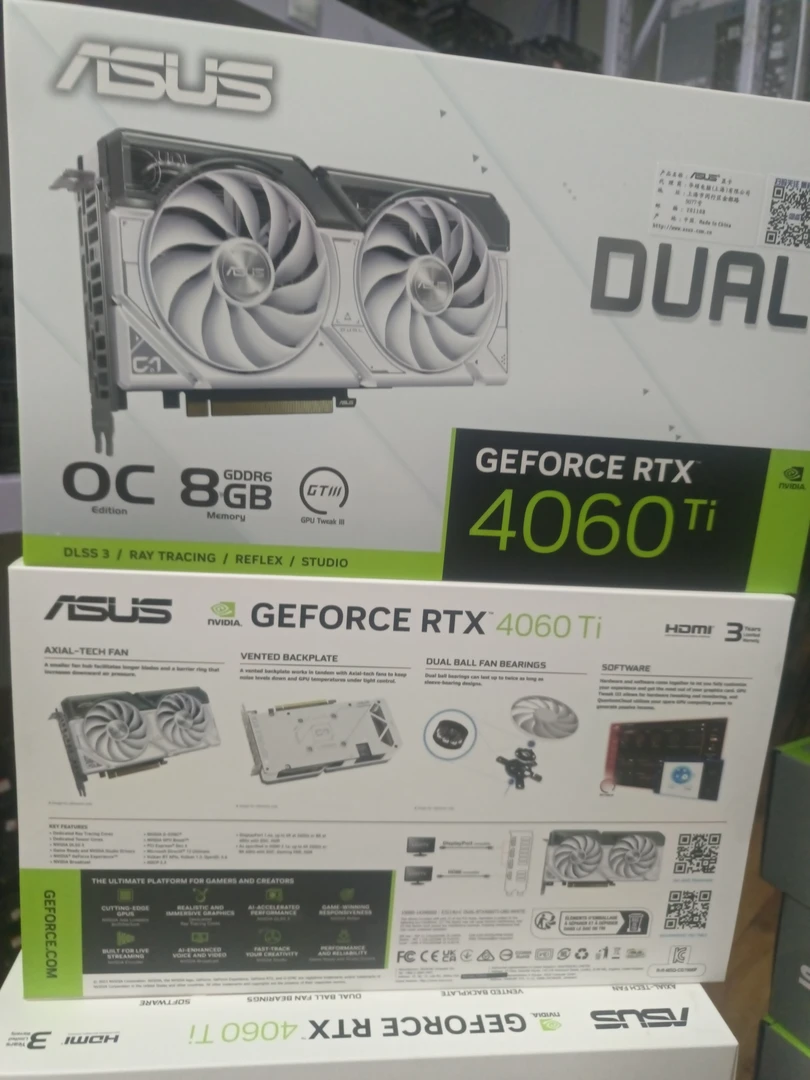 99新 ASUS/华硕 华硕显卡4060ti  8g双扇