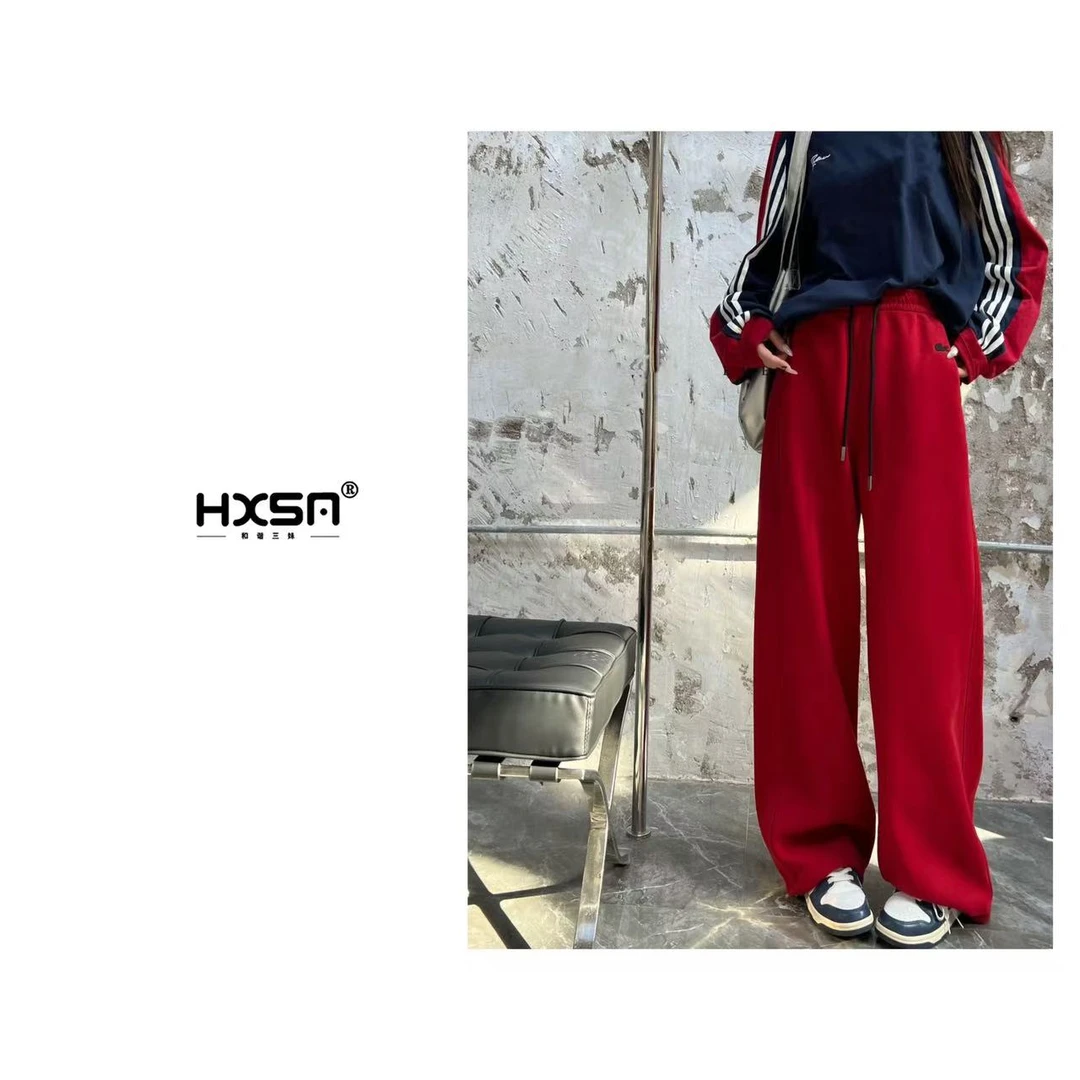 （现）HXSM「小鳄鱼」冬加绒气质显瘦百搭休闲裤737