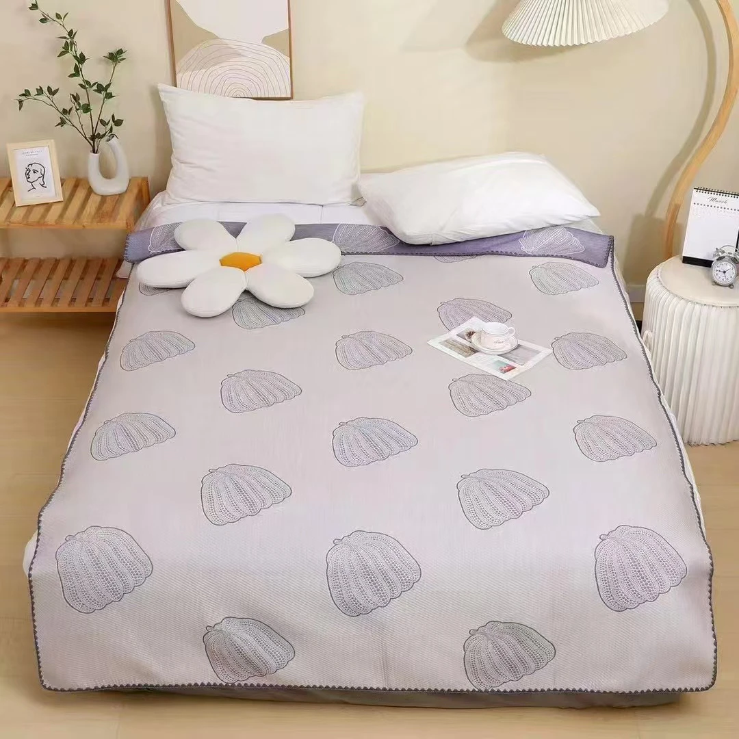 包边纱布盖毯柔软舒适透气午睡毯空调毯单人小毯子