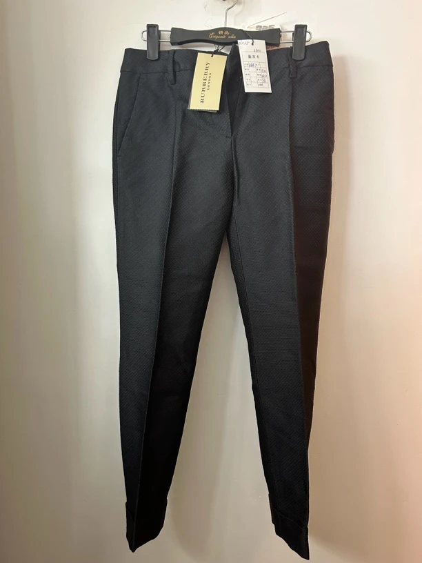 Burberry黑色长裤99新
