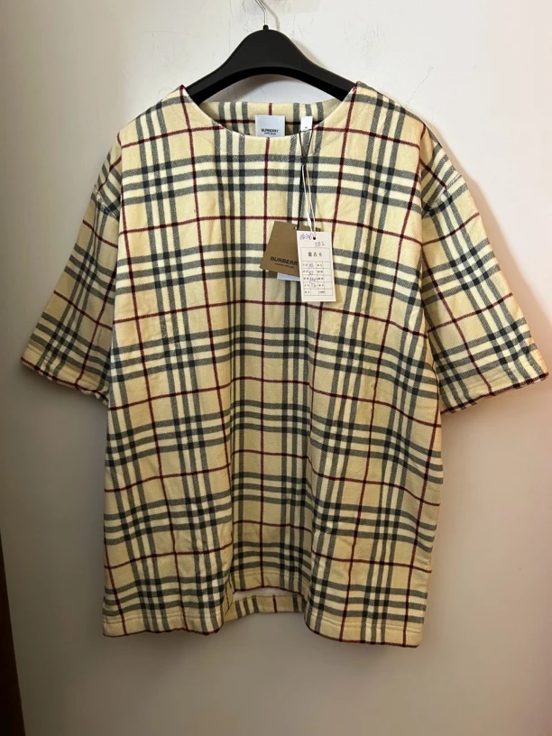 Burberry格纹厚半袖99新