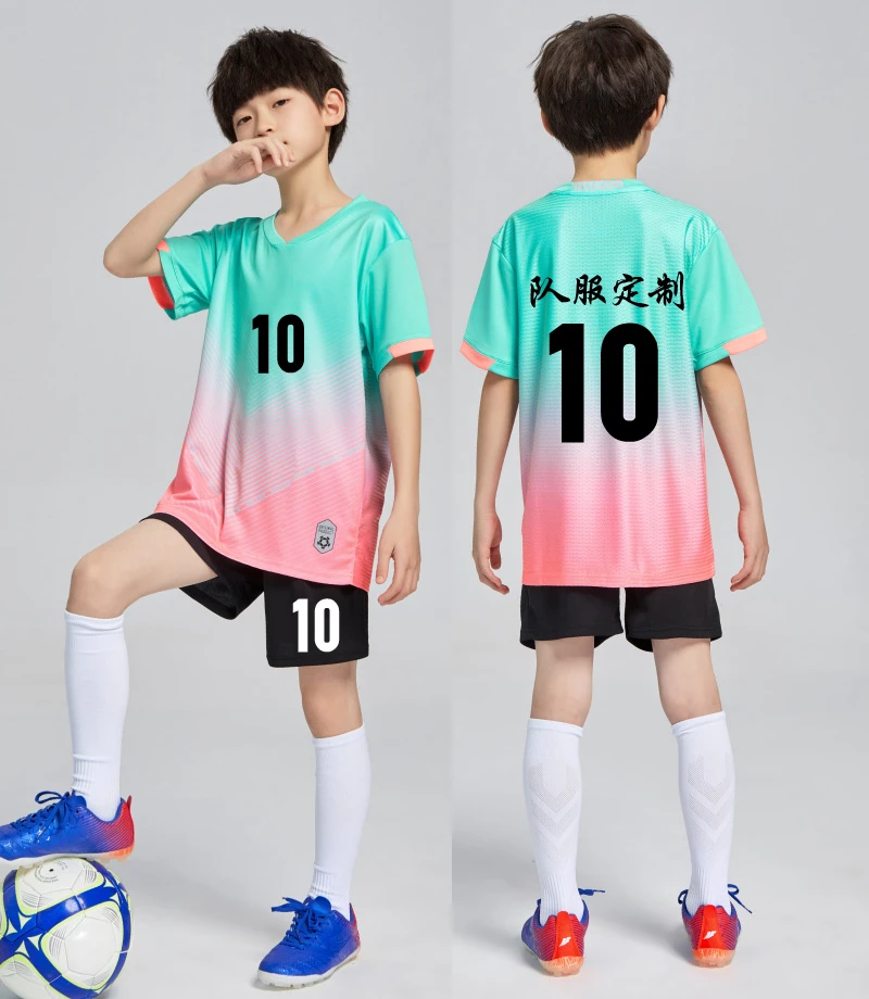 足球服运动套装定制男女训练服装儿童小中大学生比赛队服短袖印字