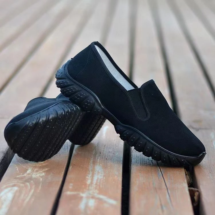 京叶红聚氨酯底轻便老北京休闲舒适开车工作布鞋劳保软底爸爸男鞋