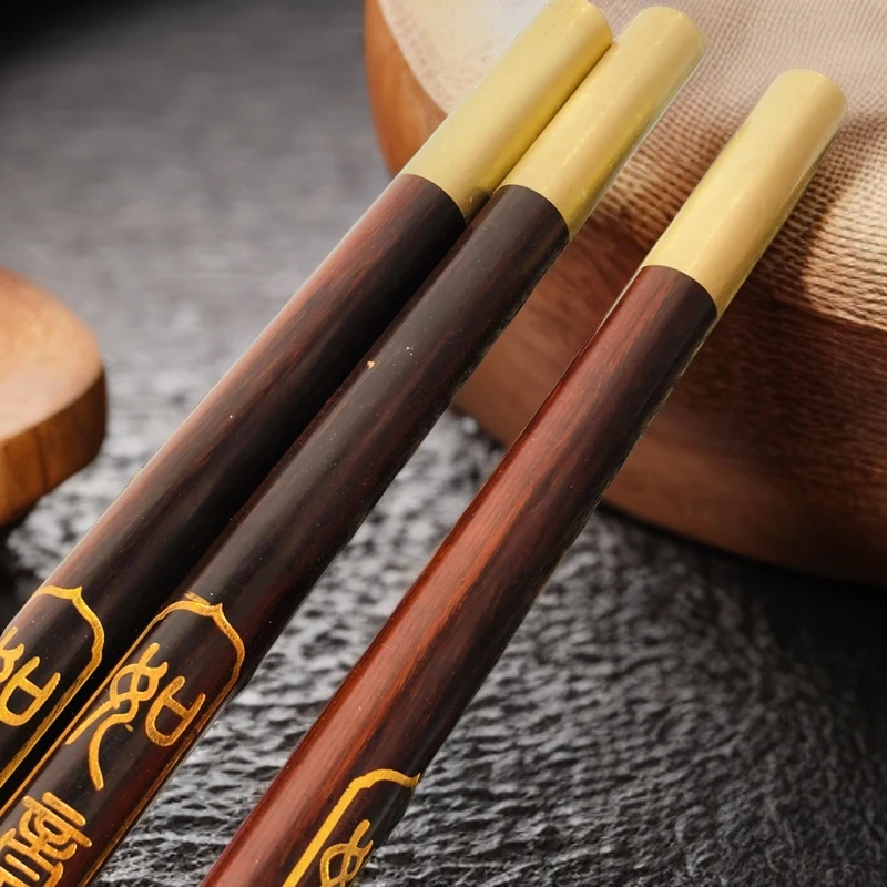 非洲紫檀60厘米如意金箍棒实木武术棍结实好用健身棍檀木把玩