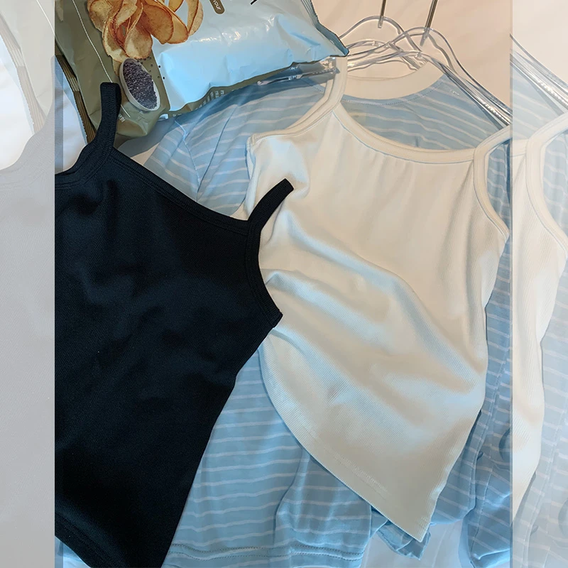 【实穿】西西家女童背心2025夏季新款时尚吊带儿童柔软亲肤JX364