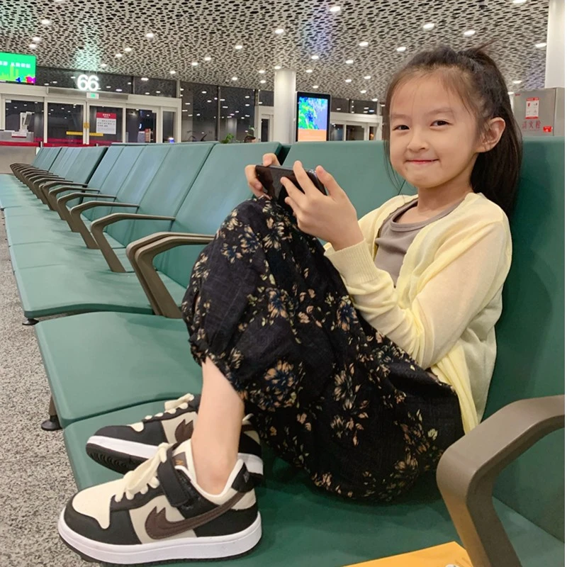 西西家2024女童夏季度假风休闲裤防蚊裤jx365