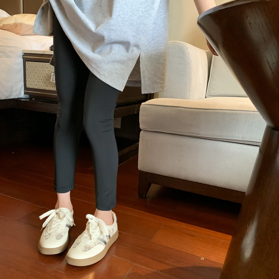 【瑜伽打底】西西家女童2024夏时尚百搭弹力鲨鱼皮打底裤SYP2308