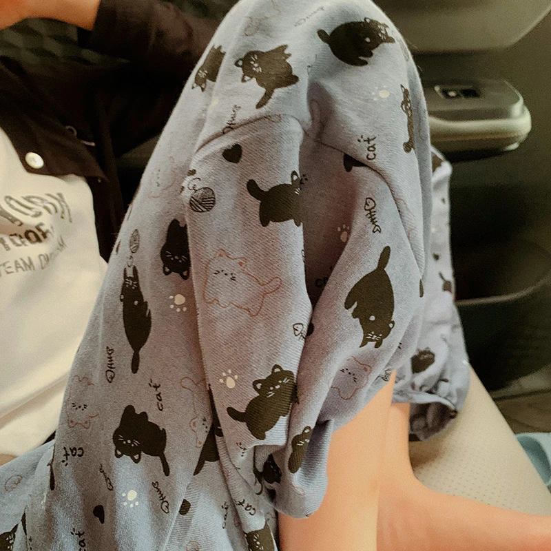 【猫咪裤】西西家女童2024夏儿童百搭休闲裤韩版洋气裤防蚊裤FWK367