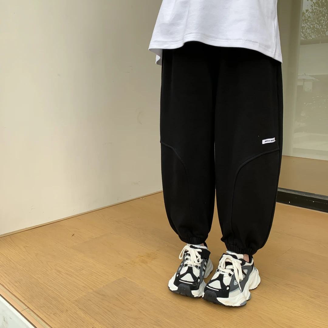 【版型吼吼】西西家女童韩版百搭卫裤2024春季束脚运动裤子JX8819