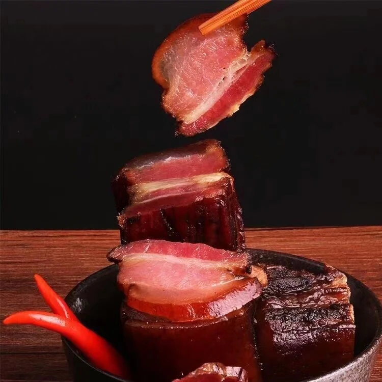 恩施土家特产正宗烟熏腊肉精品腊五花肉柏树腊肉四川老腊肉