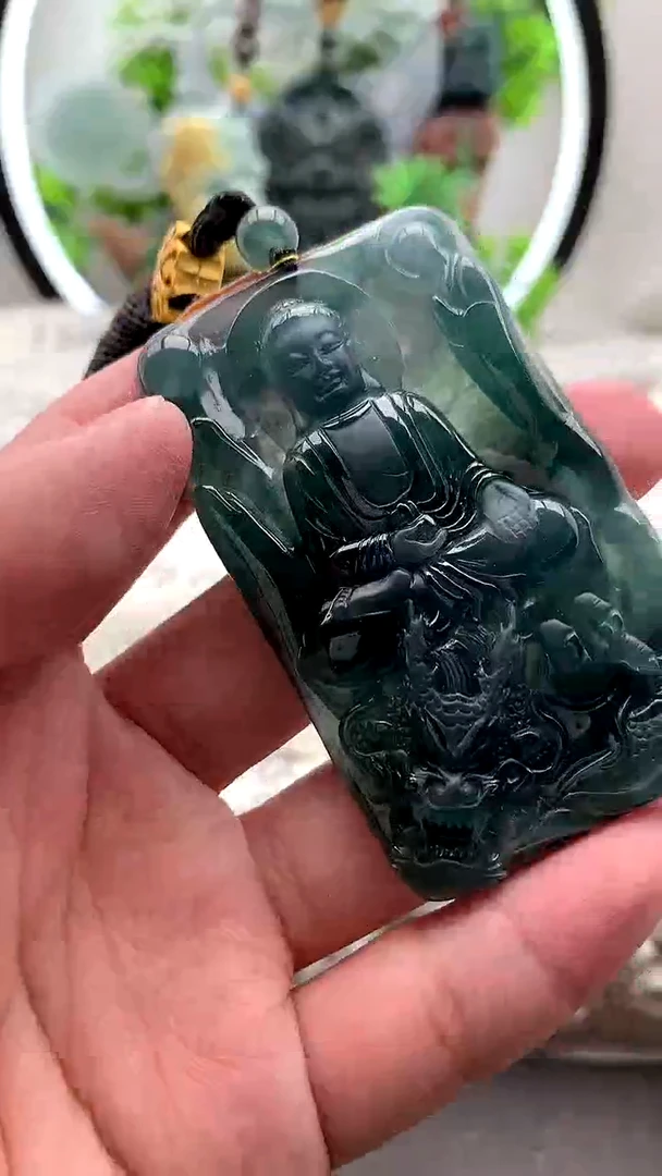 【闪购商品】翡翠颈饰未镶嵌阿弥陀佛