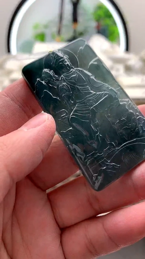 【闪购商品】翡翠颈饰未镶嵌文殊