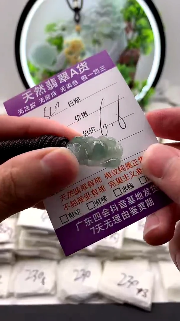 【闪购商品】翡翠颈饰未镶嵌小挂件【品质一般能接受再拍】