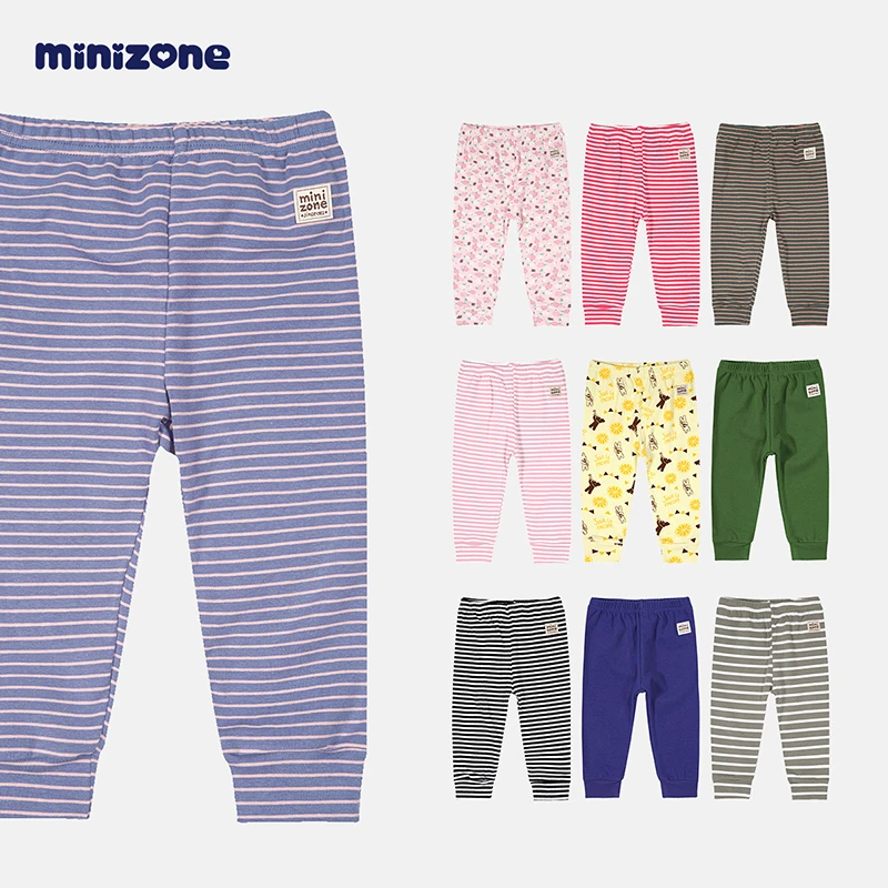 minizone春秋夏季款男女婴幼儿宝宝小童儿童纯棉打底裤长裤外穿