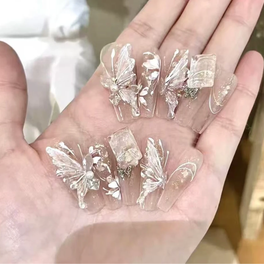 纯手工穿戴甲穿戴式  念到名字备注编码【微瑕无工具包】