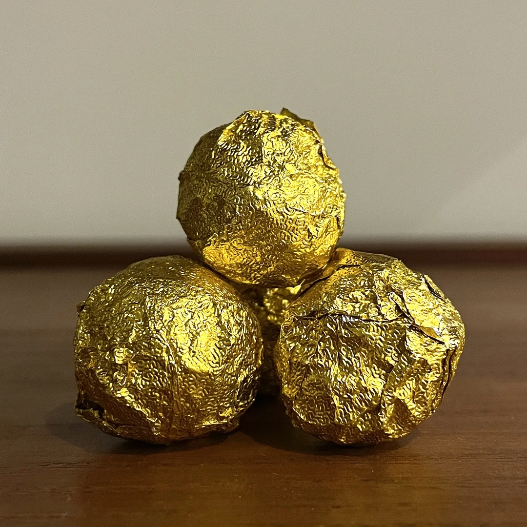 千年茶乡【云南滇象普洱茶】2024年 老班章34号 金珠 生茶 5±1g