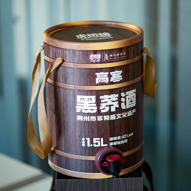 虎桥牌高寒黑荞酒1.5L宴请浓香型白酒42%vol厂家直发优级42度1.5L