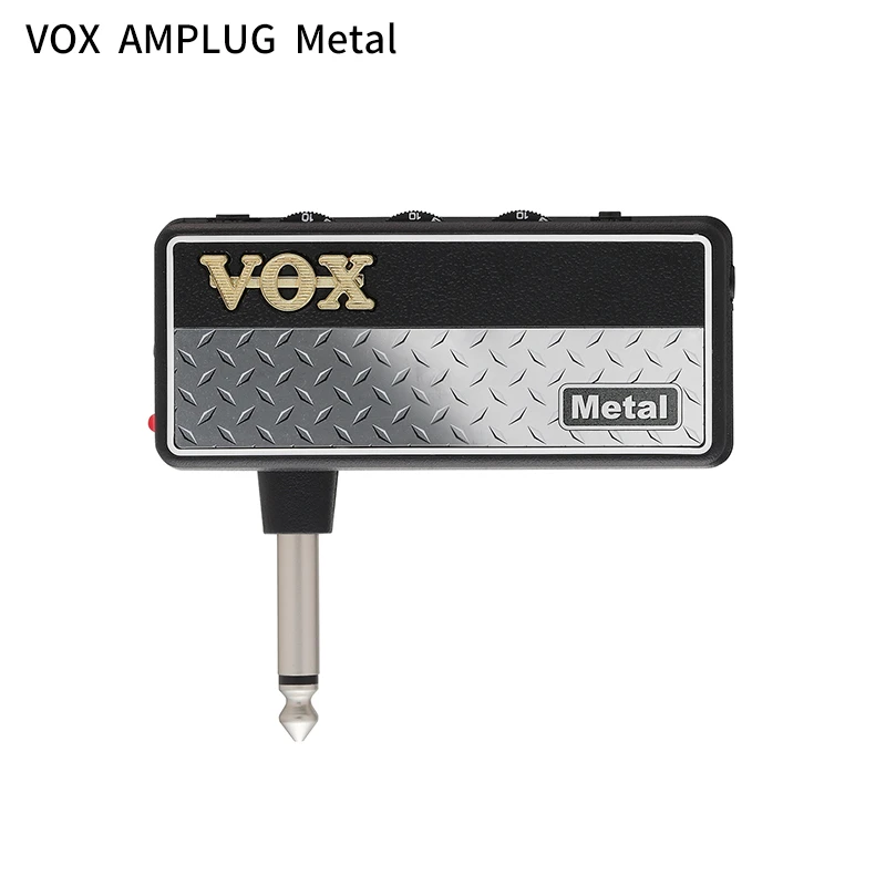 VOX电吉他效果器amPlug2耳放吉他贝司静音音箱模拟鼓机混响延迟失