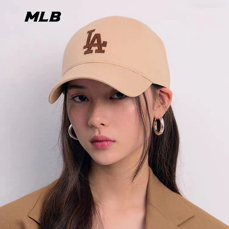 韩国MLB帽子25春季新款鸭舌帽刺绣大标防晒休闲运动男女款棒球帽