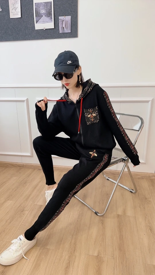 2025 春秋新款针织运动套装