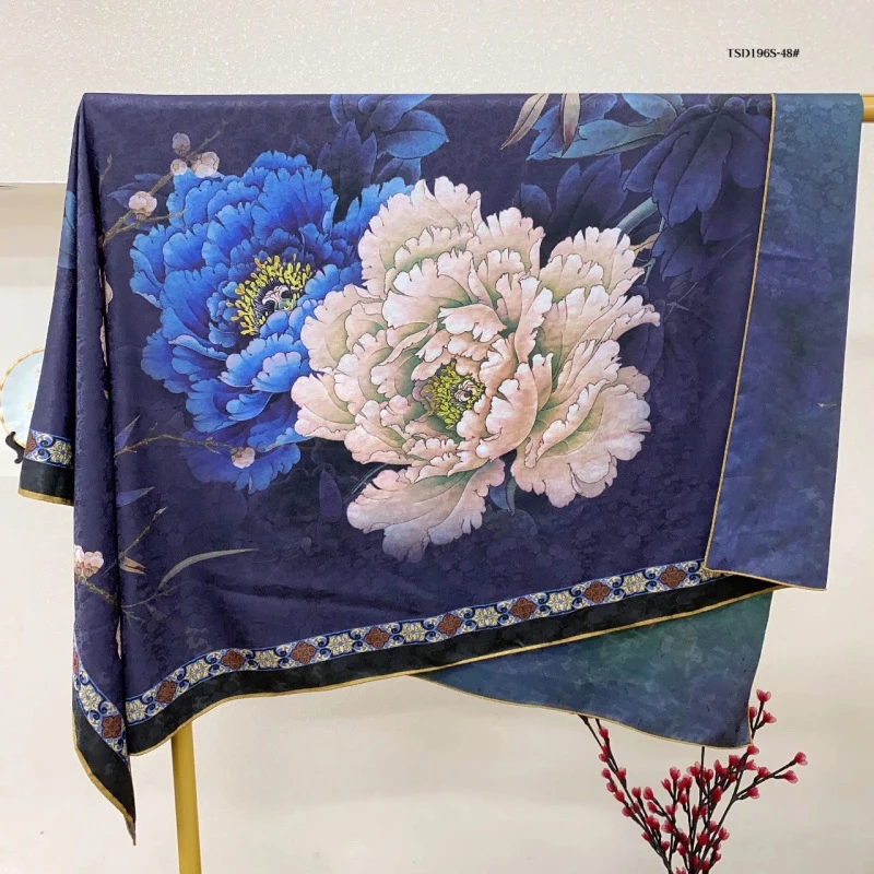 xys-27【 露华浓】  提花 花萝 镂空 香韵纱140*140方巾