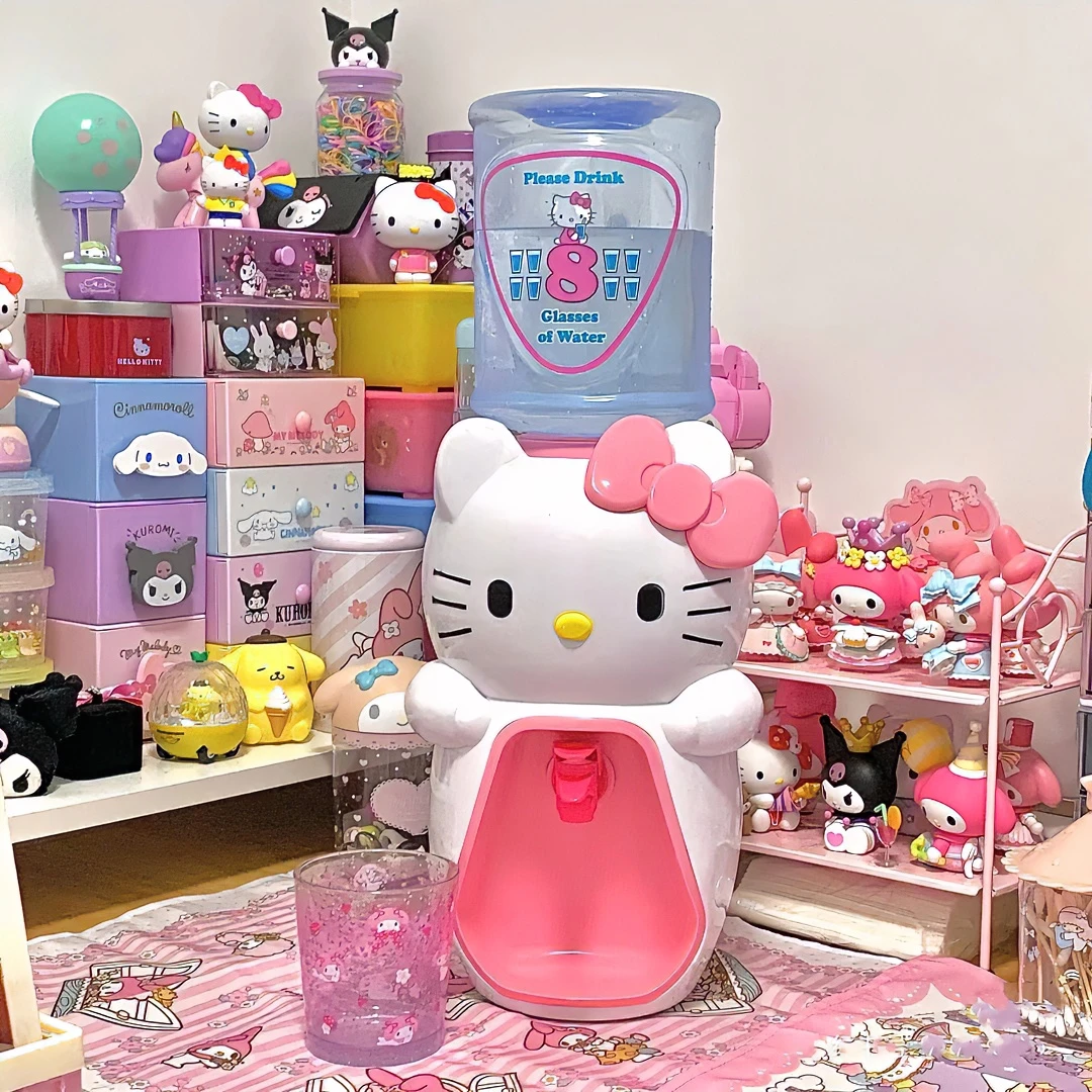 卡通hellokitty迷你小型饮水机家用宿舍办公室桌面KT凯蒂猫大容量