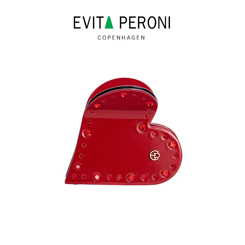Evita Peroni/依慧达新款怦然心动系列爱心鲨鱼夹DB