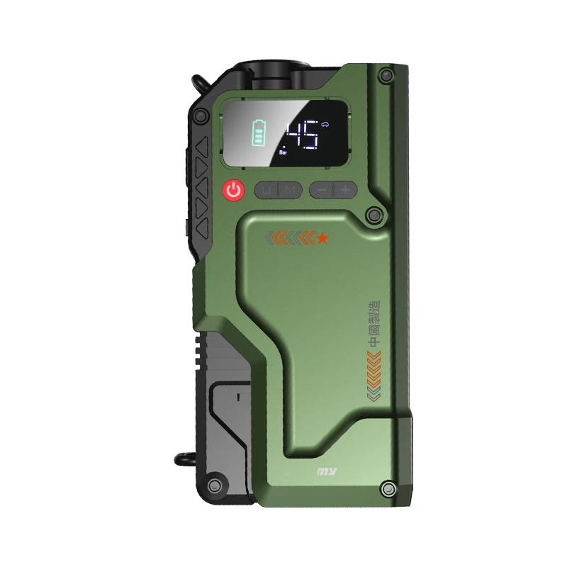 纽曼V5豪华汽车应急启动电源充气泵一体机电瓶充搭电宝多功能