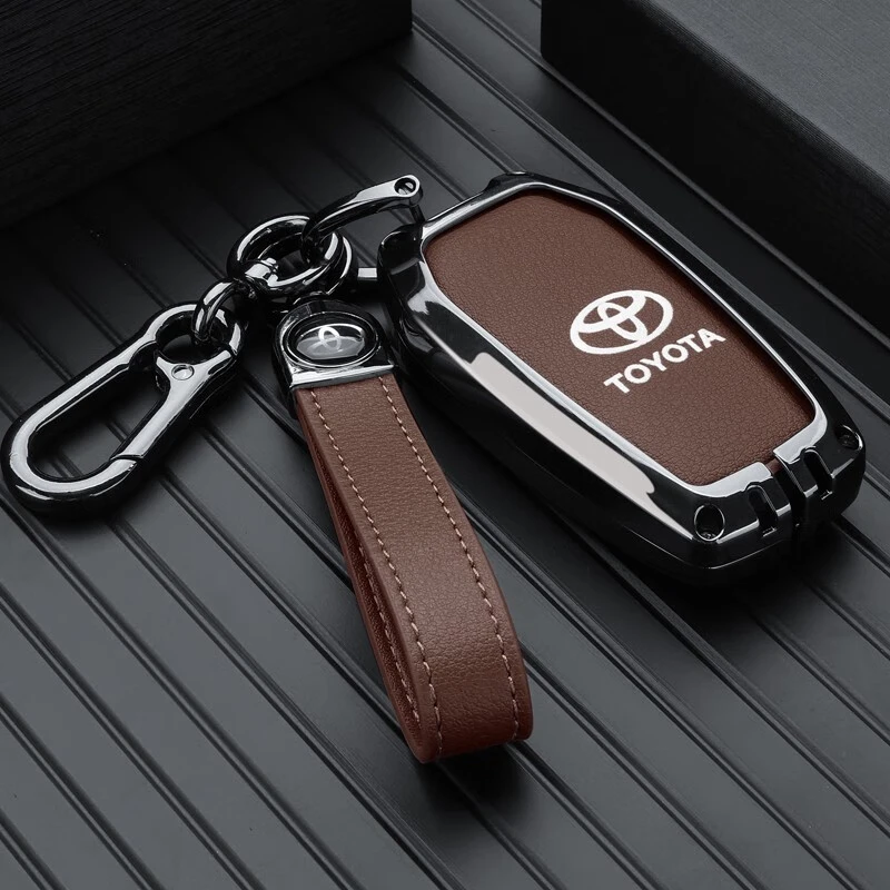 适用丰田进口兰德酷路泽钥匙套专用霸道陆地巡洋舰普锐锁匙壳