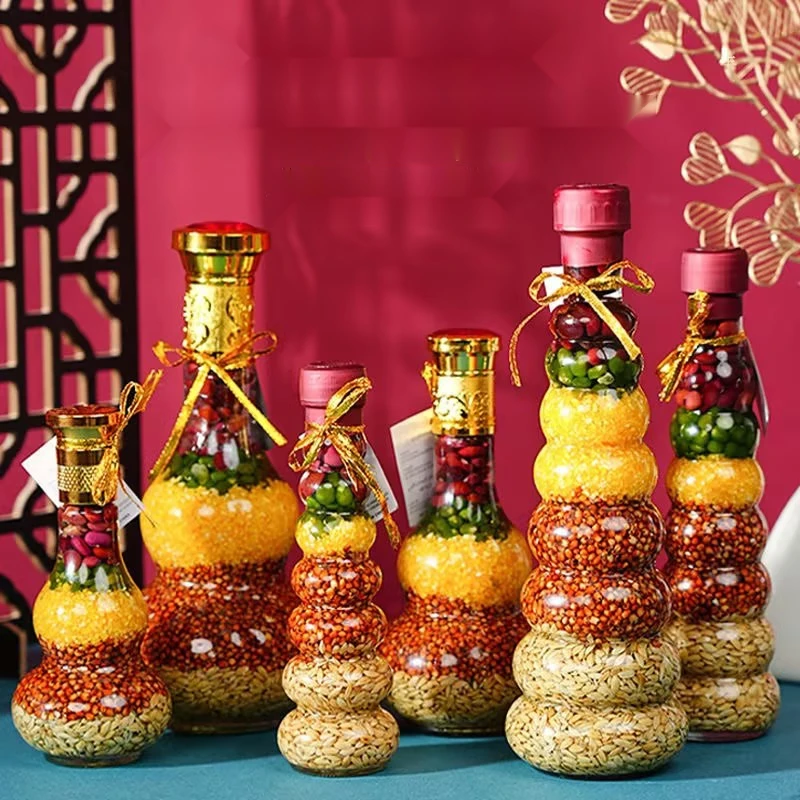 五谷丰登摆件布置乔迁之喜新居装饰电视柜搬新家入宅进新房摆件礼