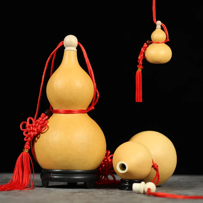 小葫芦摆件开口葫芦挂件大葫芦摆件门对玄关客厅卧室空心葫芦