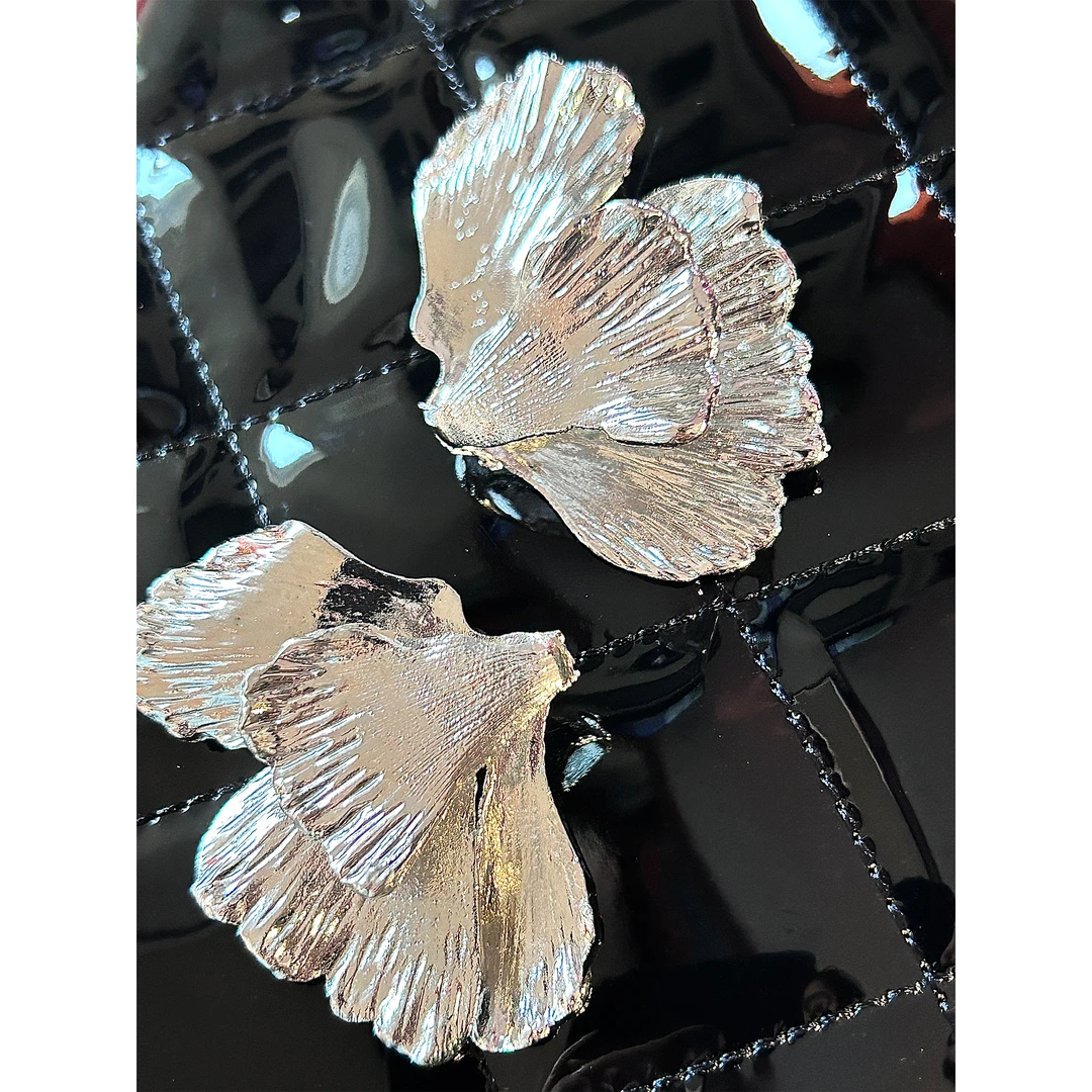 合金耳饰 【对蝶魅影】小众设计复古耳饰