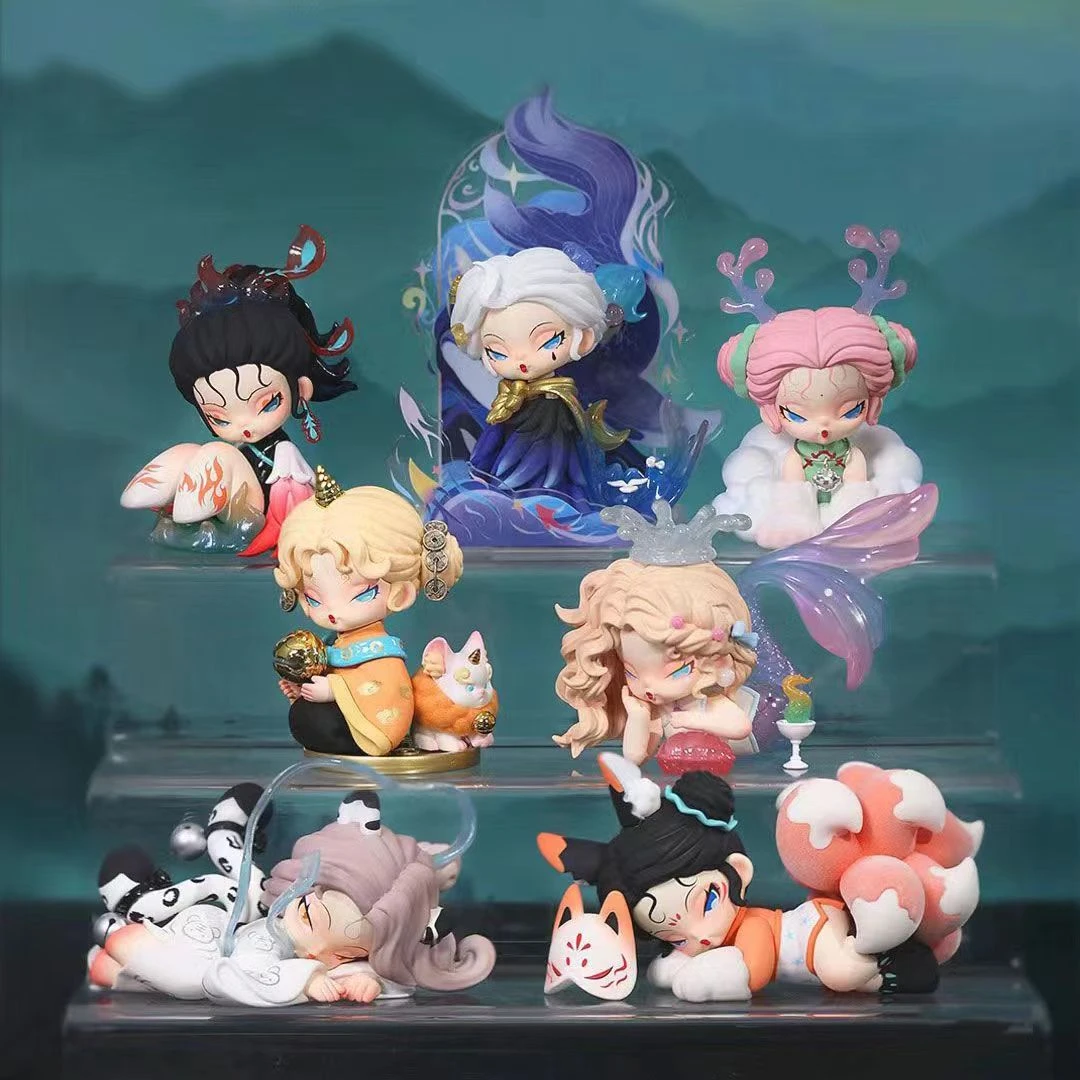 【霸气一端*厂家直发6只*不拆】正版 浮游山海 系列潮玩盲盒手办