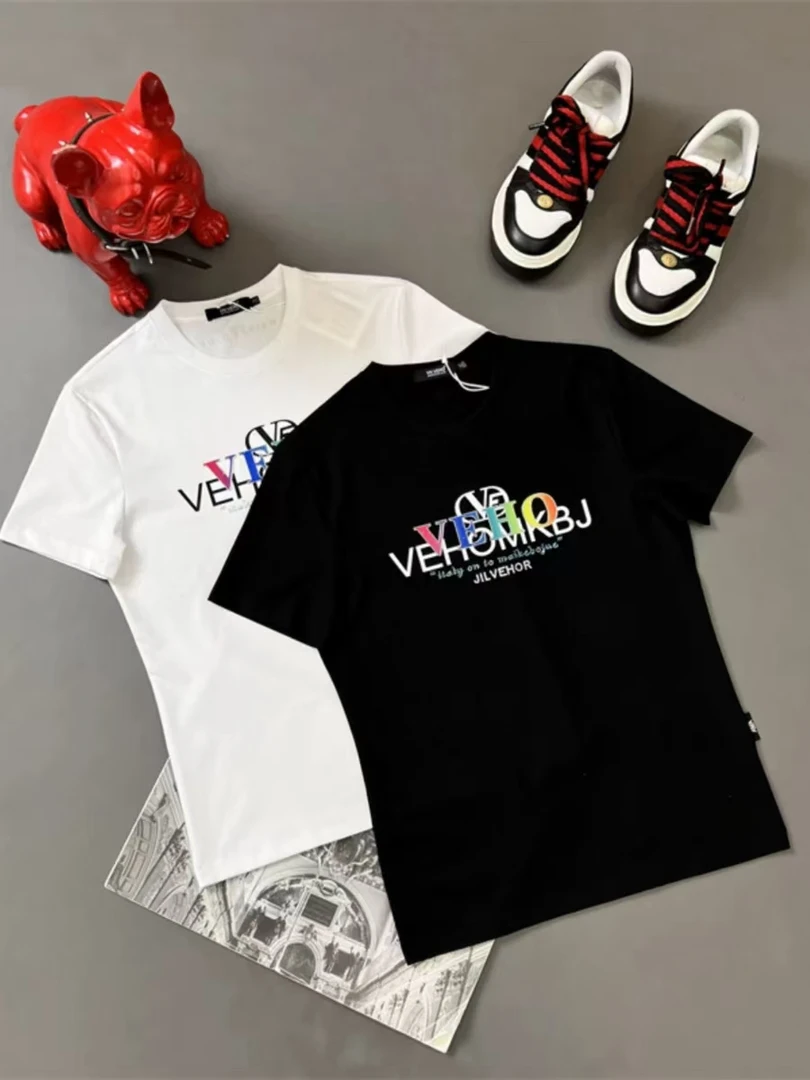 2024新款潮牌欧货重工艺T恤（2色）