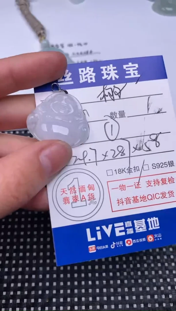 【闪购商品】翡翠颈饰未镶嵌挂件