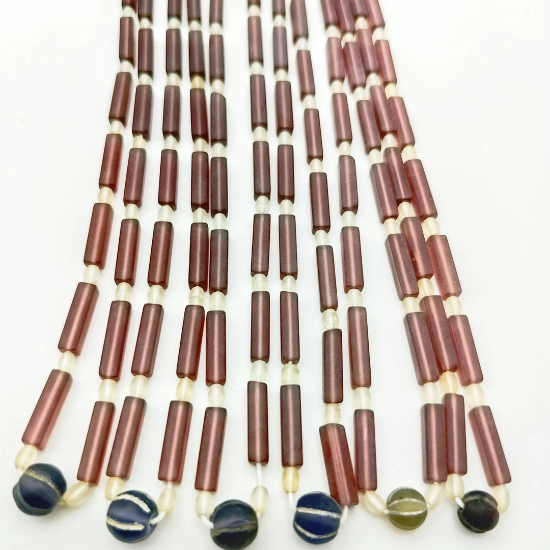 巴基斯坦进口纯手工琉璃串珠手链项链DIY配珠配件